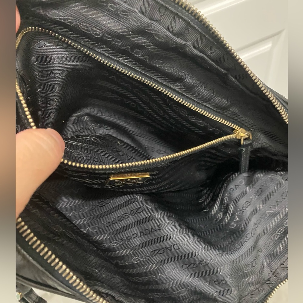 Prada Black Pochette Shoulder Bag - Picture 7 of 13